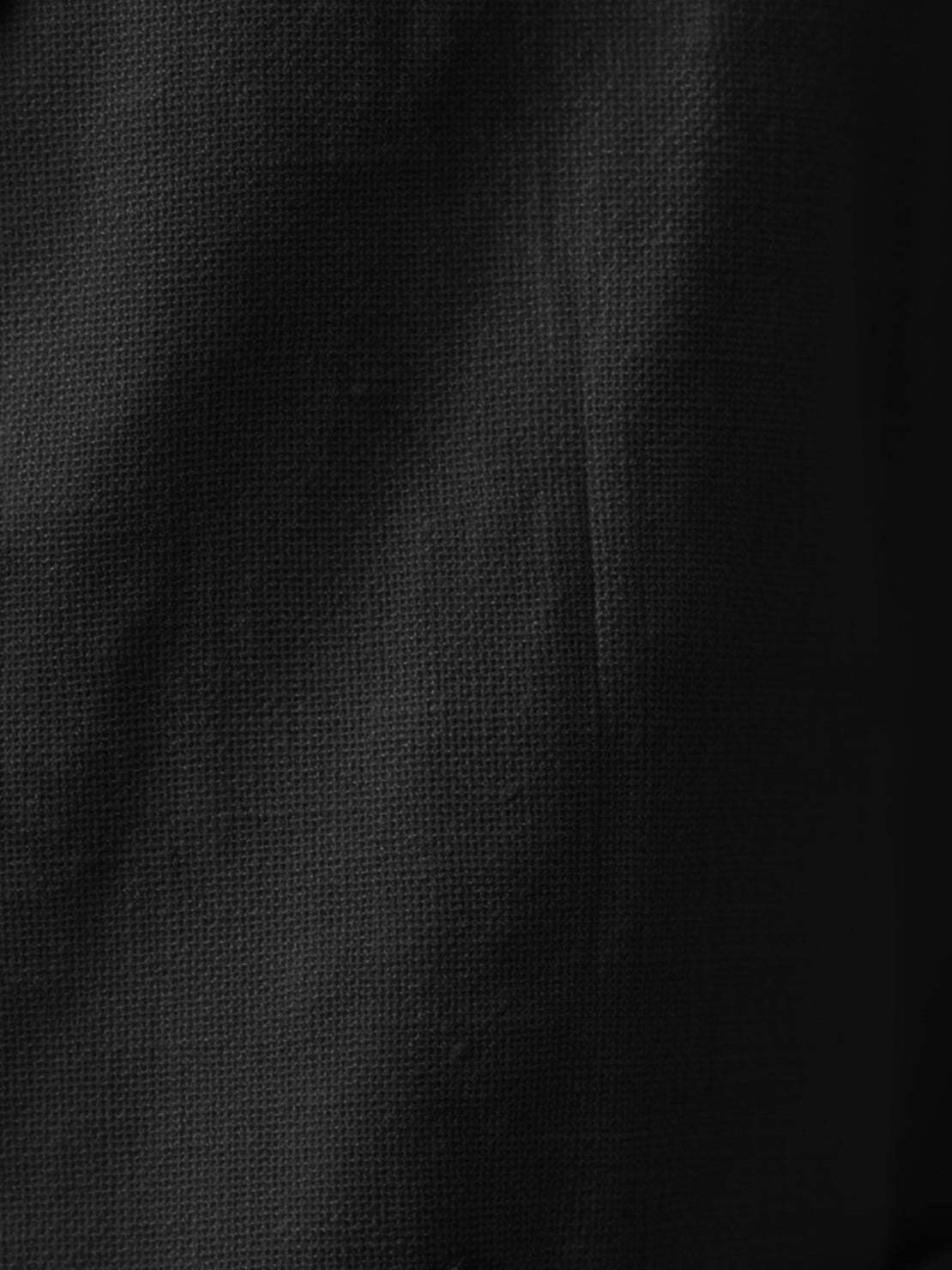 Cotton-linen blazer with notch lapels and two-button front in natural textured fabric