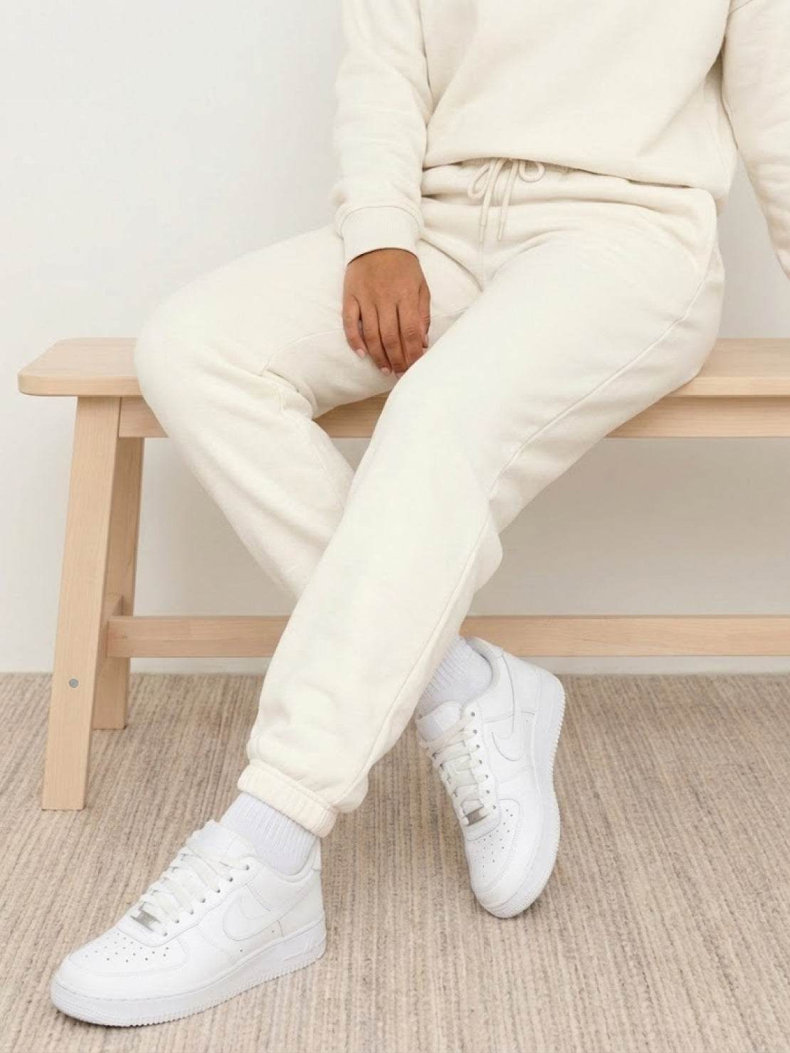 Classic Comfort Athleisure Set in stretchy fabric for all-day comfort and versatile style