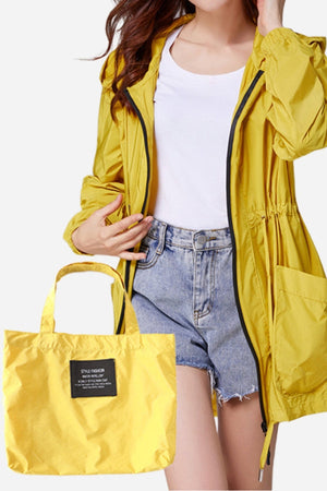 Travel Ready Outdoor Raincoat Windbreaker with Bag