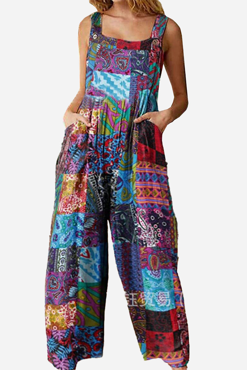 Vibrant & Creative: Bohemian Fantasy Overalls