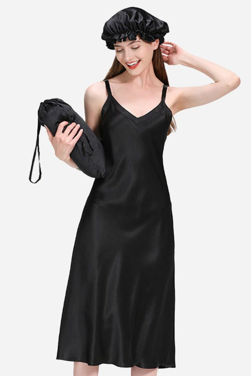 100% Mulberry Silk Elegant Night Dress