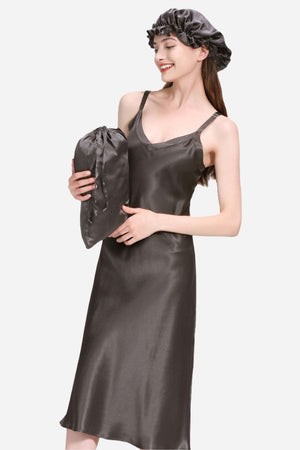 100% Mulberry Silk Elegant Night Dress