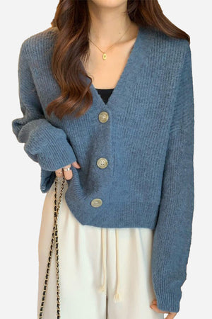 One Size Fits All Casual Loose Boxy Cardigan