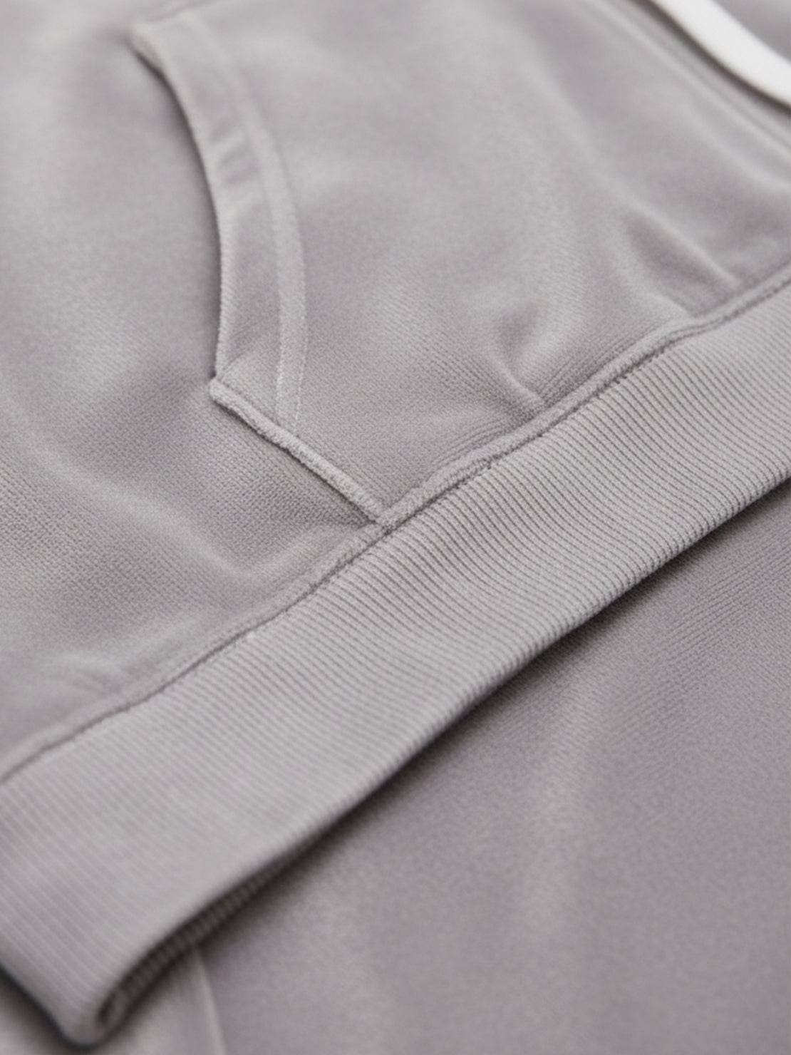 Plus size velour zip-up tracksuit with hoodie and straight-leg pants in soft, wrinkle-resistant fabric