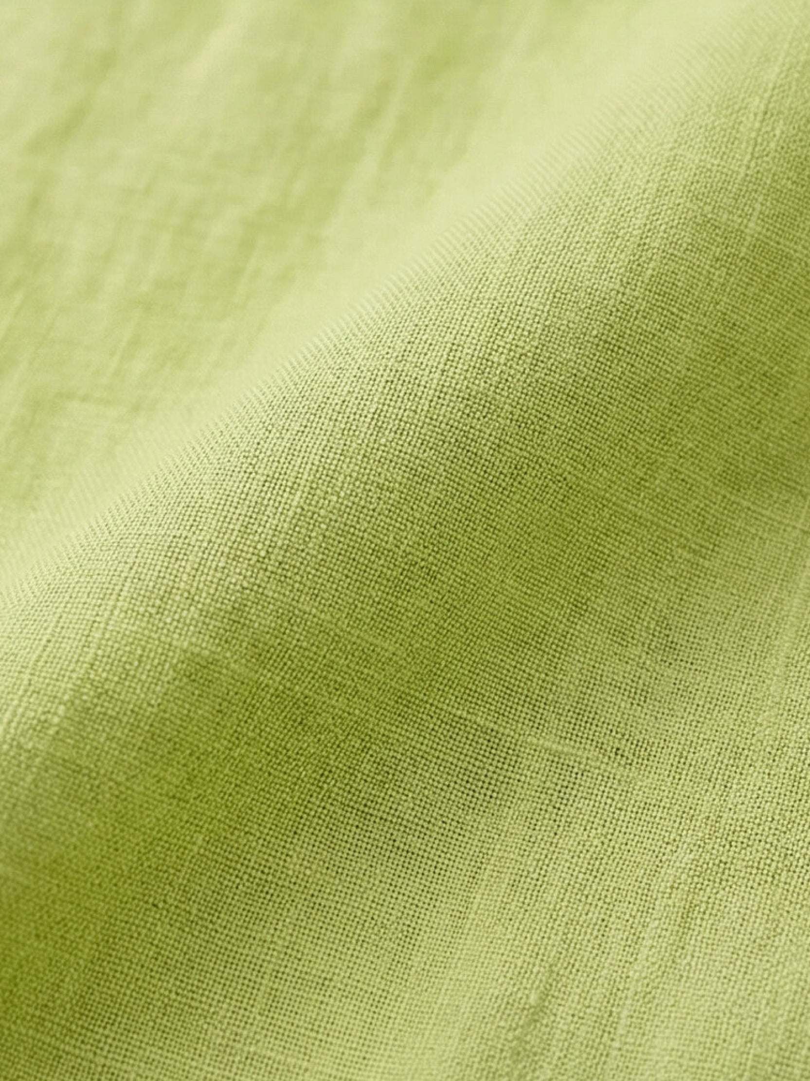 Lightweight cotton linen set with V-neck top and wide-leg pants