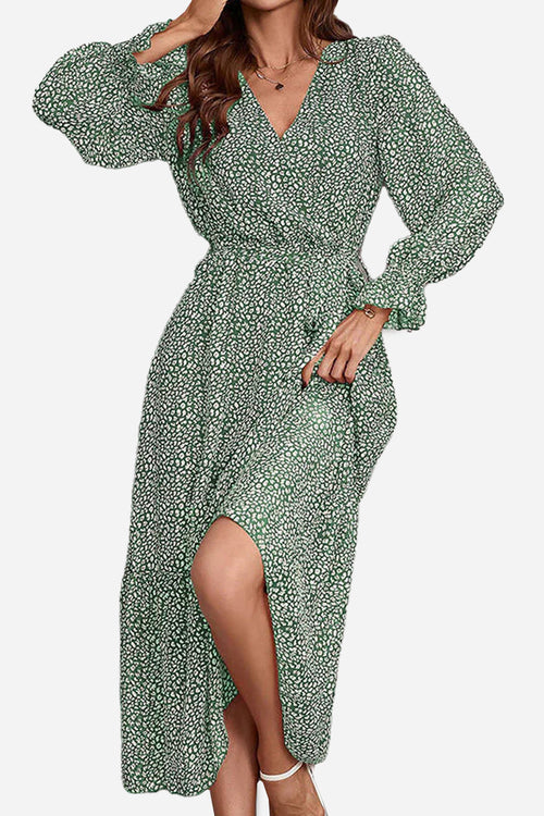 Bloom Wrap Midi Dress