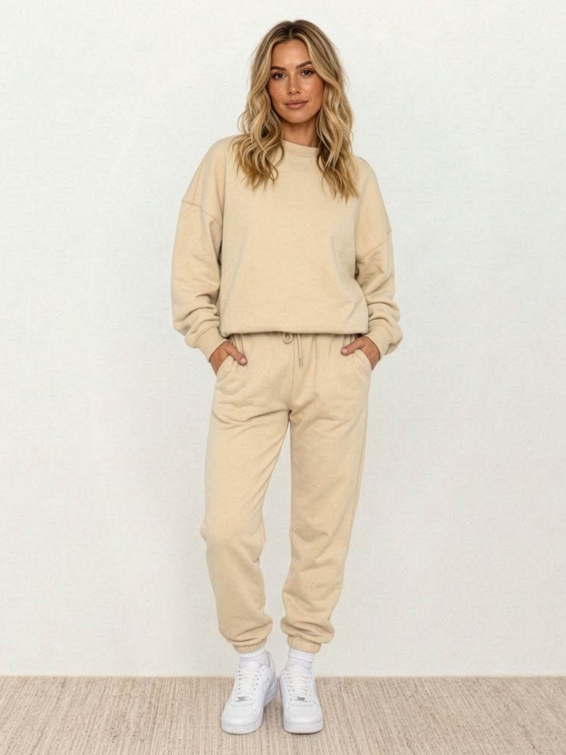 Classic Comfort Athleisure Set women’s stretchy activewear two-piece outfit