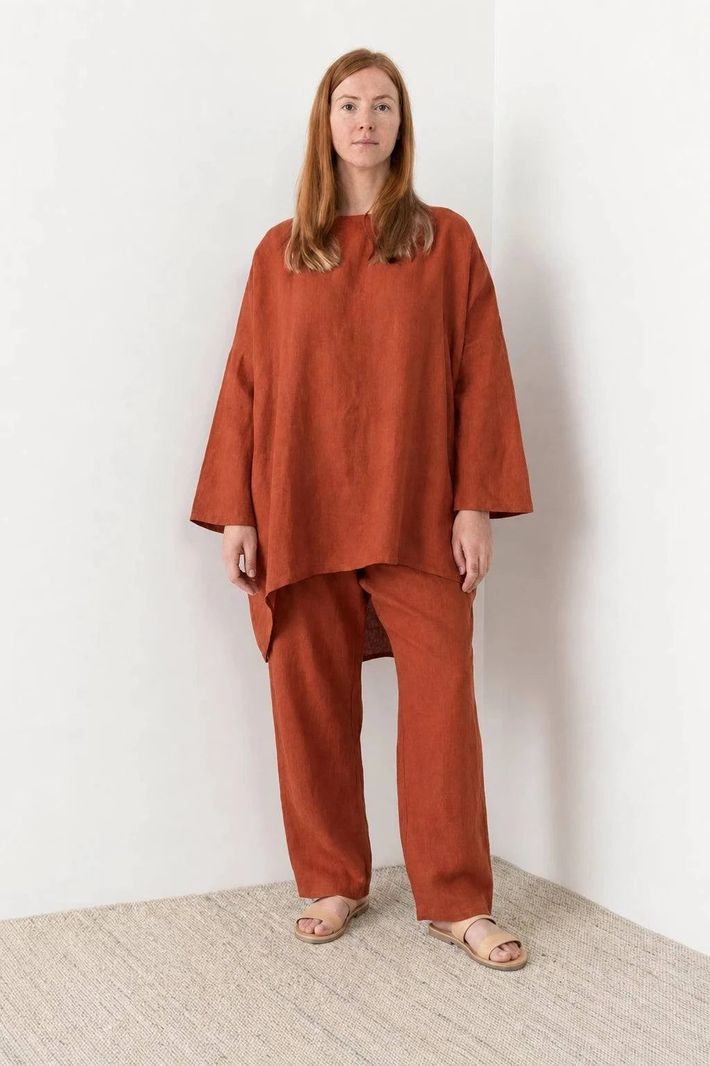 Everyday fashion loose-fit two-piece matching set with relaxed fit and breathable fabric